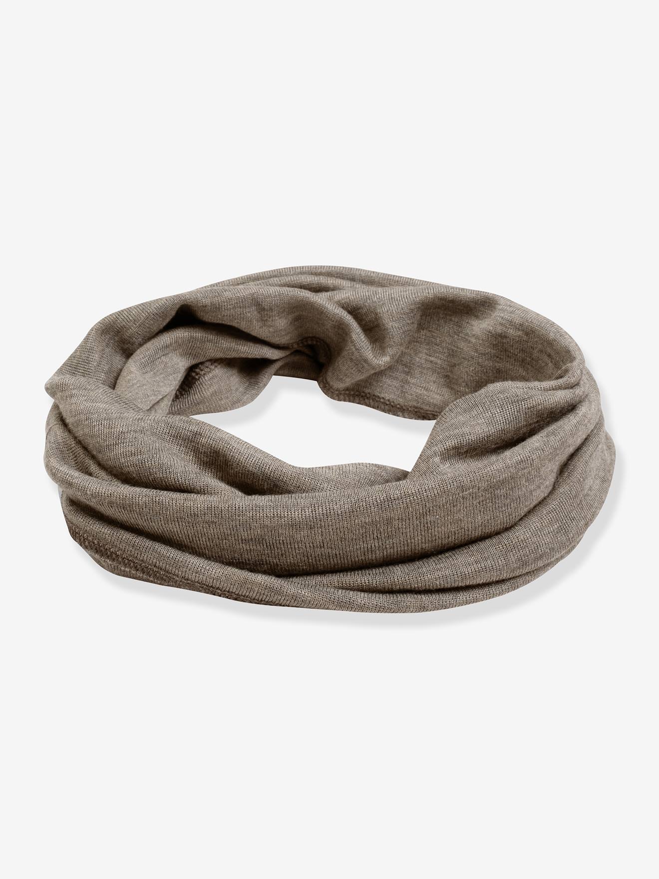 Kinder Rundschal aus Wolle/Seide ENGEL  meliert von Engel