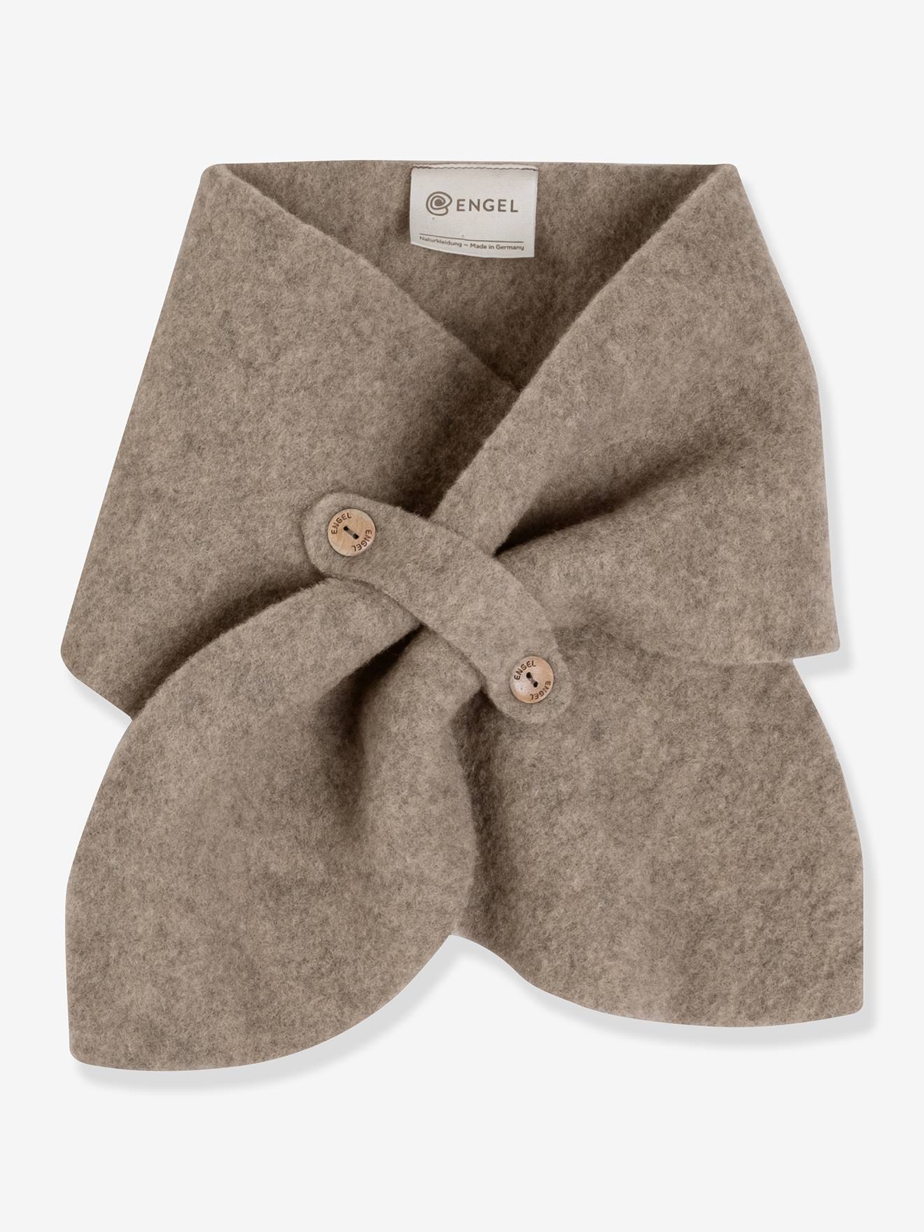 Steck-Schal aus Bio-Wolle Kinder ENGEL  meliert von Engel