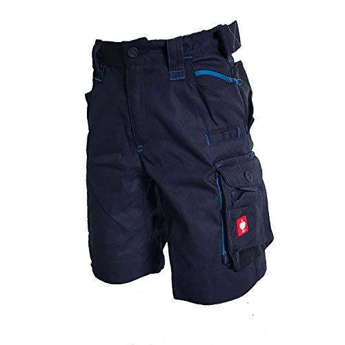 Engelbert Strauss E.S. Kinder Shorts Motion 2020 Arbeitshose Workwear (dunkelblau/Atoll, 122/128) von Engelbert Strauss