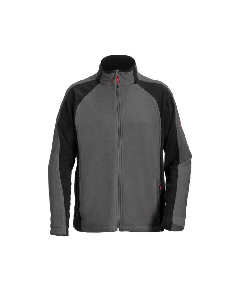 Engelbert Strauss Fleecejacke engelbert strauss e.s. Microfleece Jacke dryplexx® Weiss/Schwarz/Grau von Engelbert Strauss