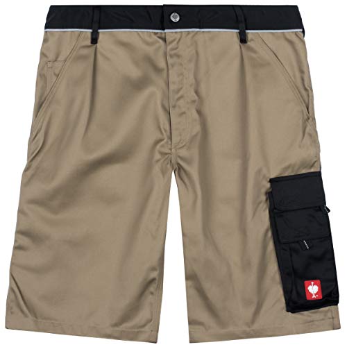 Engelbert Strauss Herren Arbeitsshorts e.s.Image, Farbe:Khaki/schwarz, Größe:48 von Engelbert Strauss