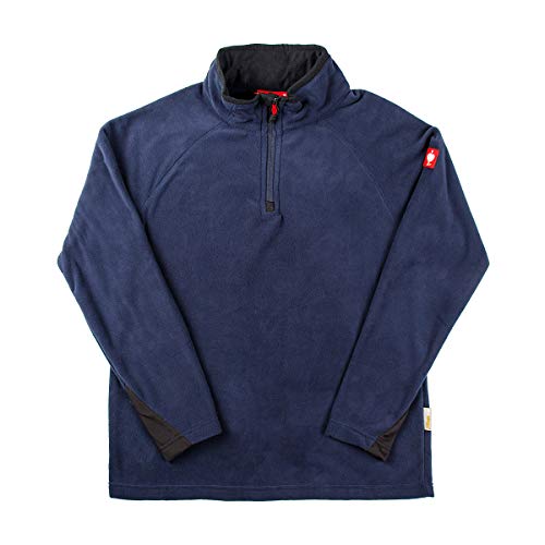 Engelbert Strauss Herren Fleecepullover Troyer dryplexx Micro, Farbe:dunkelblau, Größe:2XL von Engelbert Strauss