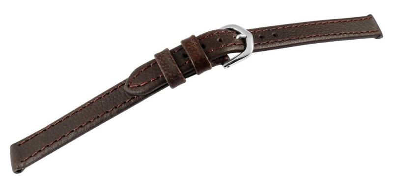 Engelhardt Uhrenarmband 8000445 Echt Lederarmband, super soft, dunkelbraun von Engelhardt