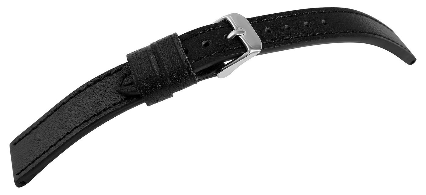 Engelhardt Uhrenarmband 8000448 Echt Lederarmband, super soft, schwarz von Engelhardt