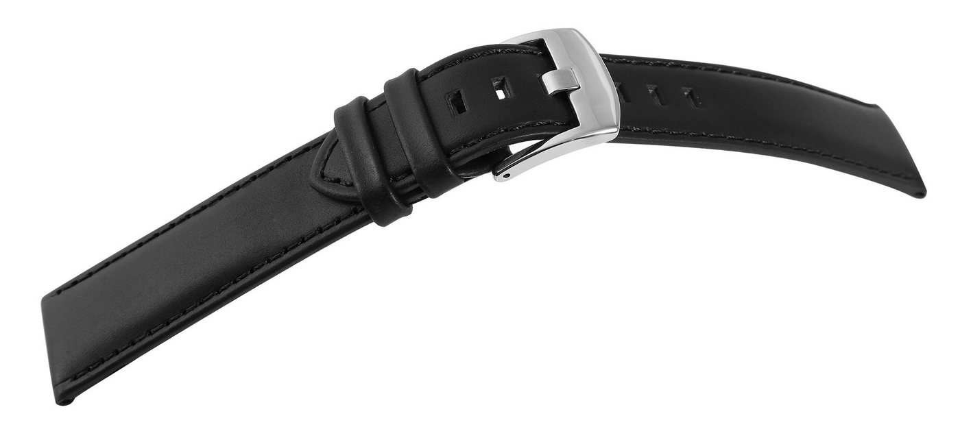 Engelhardt Uhrenarmband 8000454 Echt Lederarmband, super soft, schwarz von Engelhardt
