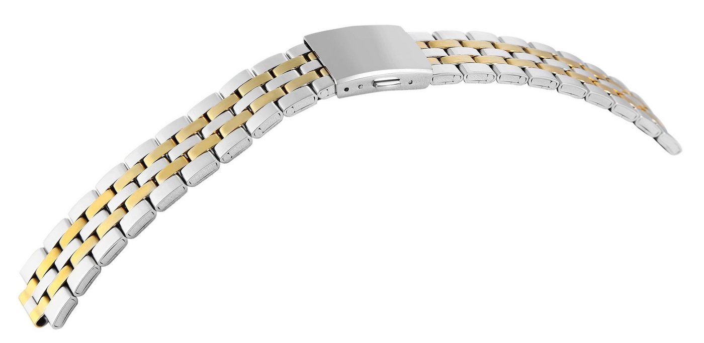 Engelhardt Uhrenarmband 8100148 Edelstahl-Uhrenarmband mit Faltschließe, bicolor, 12 - 24 von Engelhardt