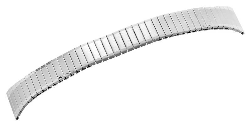 Engelhardt Uhrenarmband 8200083 Edelstahl Zugarmband, silberfarben, 16 mm, 20 mm von Engelhardt