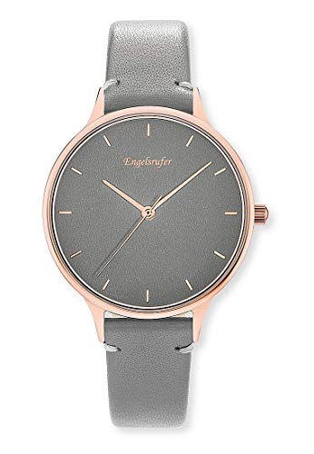 Engelsrufer ERWA-COLOUR-LGY2 Damen-Uhr Colour Analog Quarz Rosé Grau von Engelsrufer