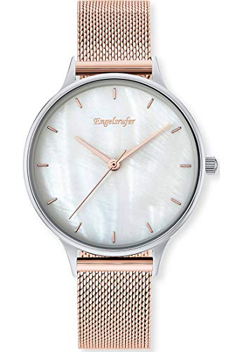 Engelsrufer ERWA-Pearl-MR-MS Uhr Damenuhr Edelstahl 5 bar Analog Rose von Engelsrufer