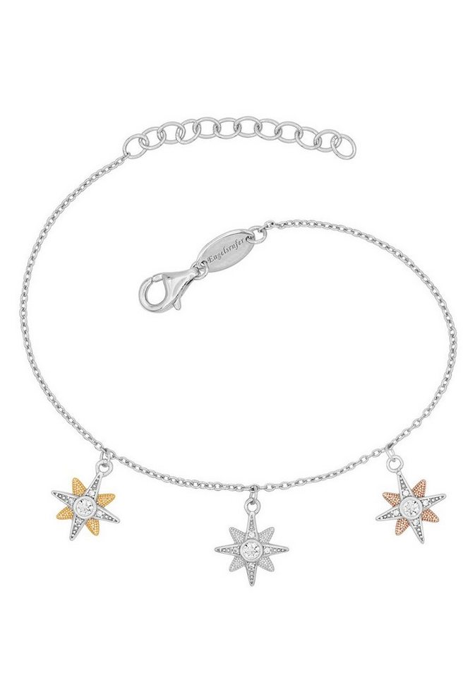 Engelsrufer Armband Twinkle, twinkle, little Star, Sternenanhänger, ERB-NEWSTAR-ZI-TRI, mit Zirkonia (synth) von Engelsrufer