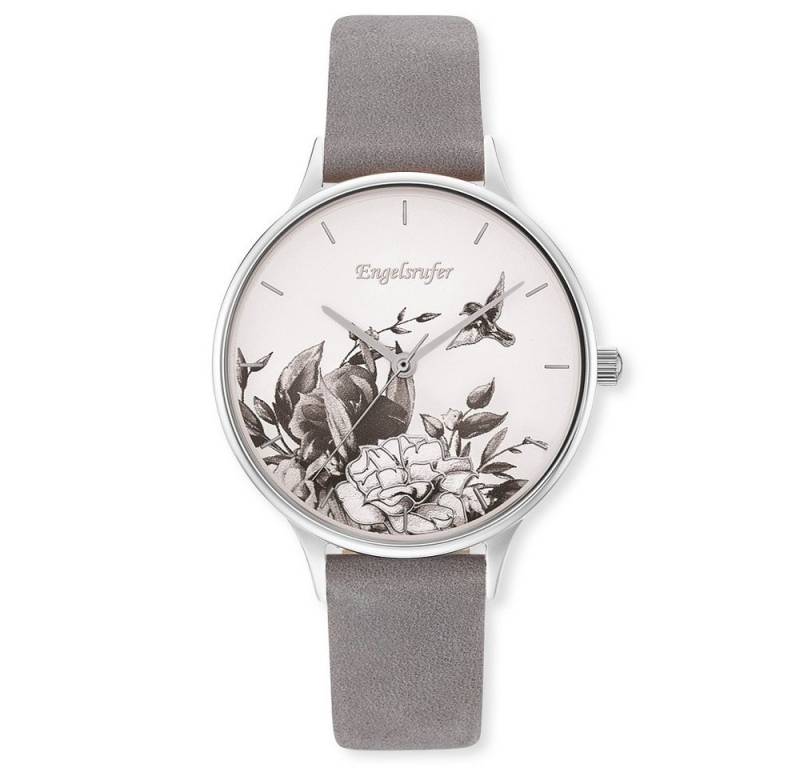 Engelsrufer Chronograph Damen-Armbanduhr ERWA-FLOWER1-NGY1-MS von Engelsrufer