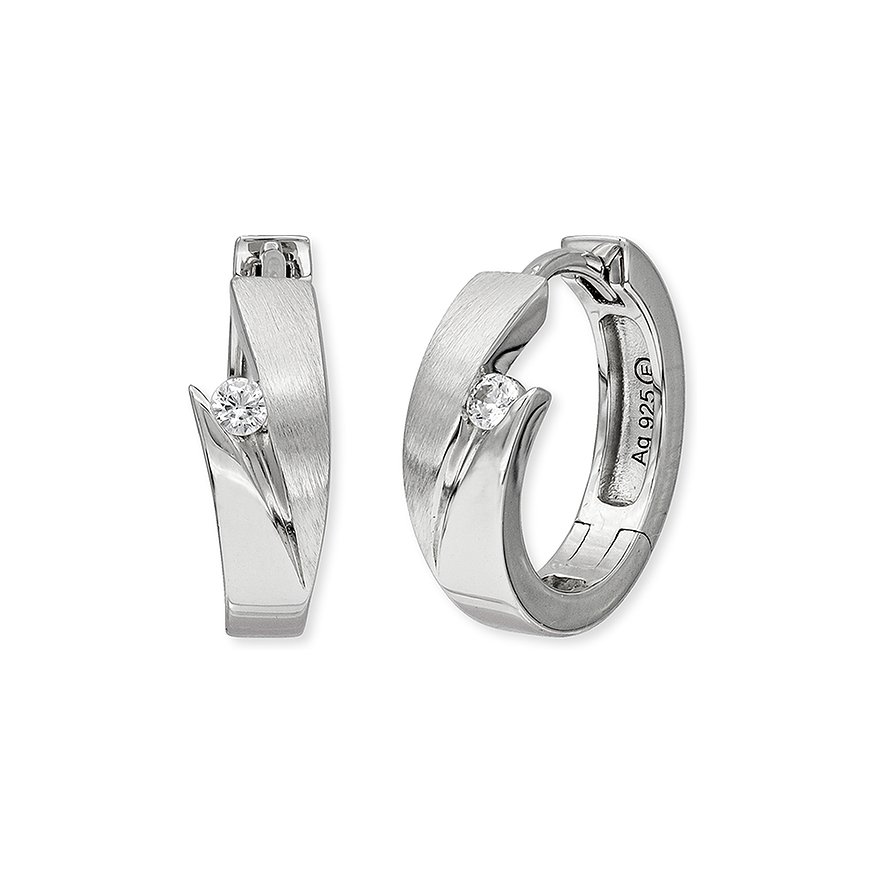 Engelsrufer Creolen ERE-JANA-ZI-CR 925er Silber, Farbstein von Engelsrufer