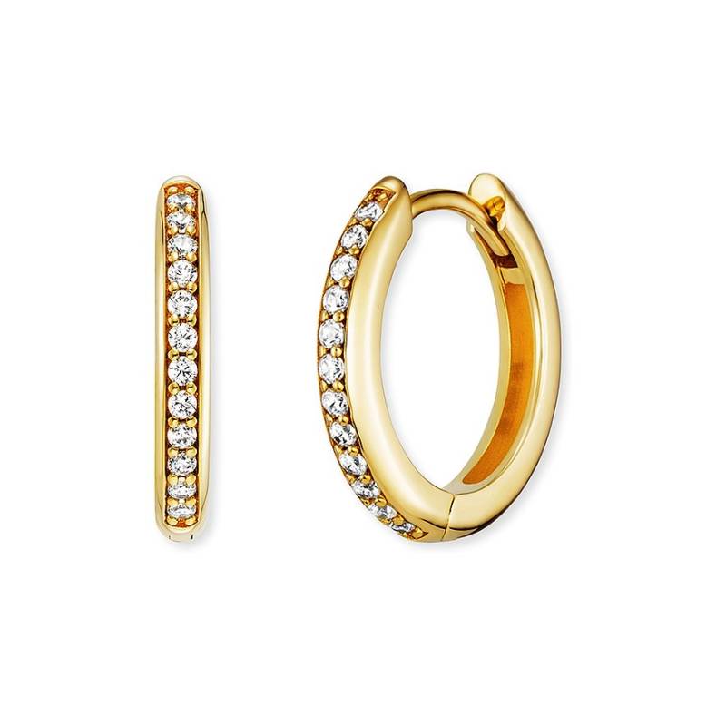 Engelsrufer Creolen ERE-LOLA-ZI-G-CR-16 925er Silber von Engelsrufer