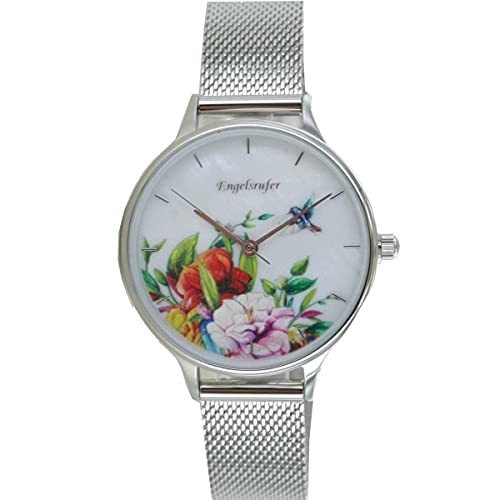 Engelsrufer Armbanduhr Damen Edelstahl Flower 34 mm von Engelsrufer