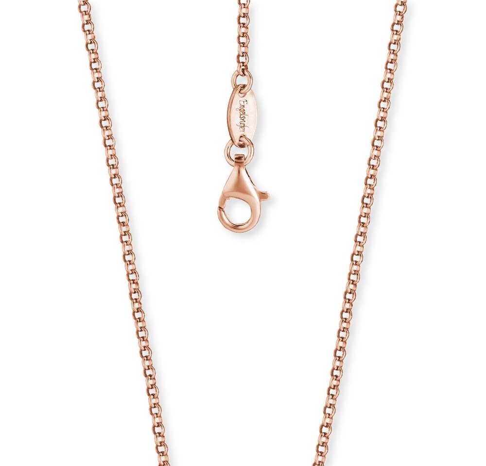 Engelsrufer Kette mit Anhänger Engelsrufer Halskette Damen ERN-50-R Erbsenkette Silber rosévergoldet von Engelsrufer
