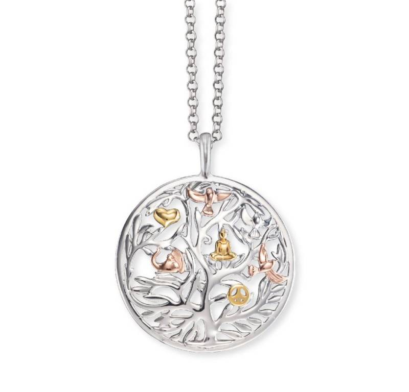 Engelsrufer Kette mit Anhänger Engelsrufer Halskette Lebensbaum ERN-TREE-TRICO Silber von Engelsrufer
