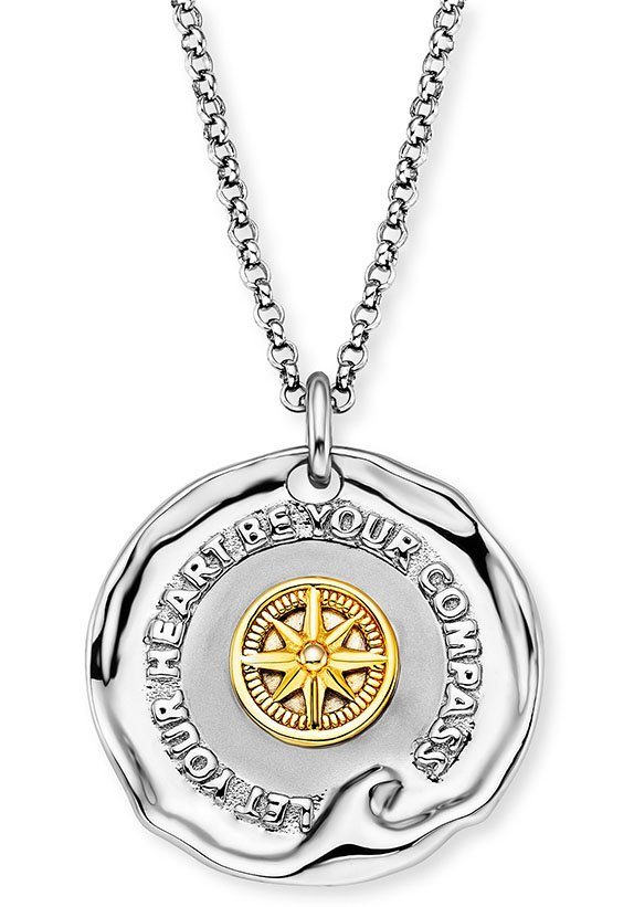 Engelsrufer Kette mit Anhänger Talisman Bicolor, ERN-TALISMAN-WAVE-BI von Engelsrufer