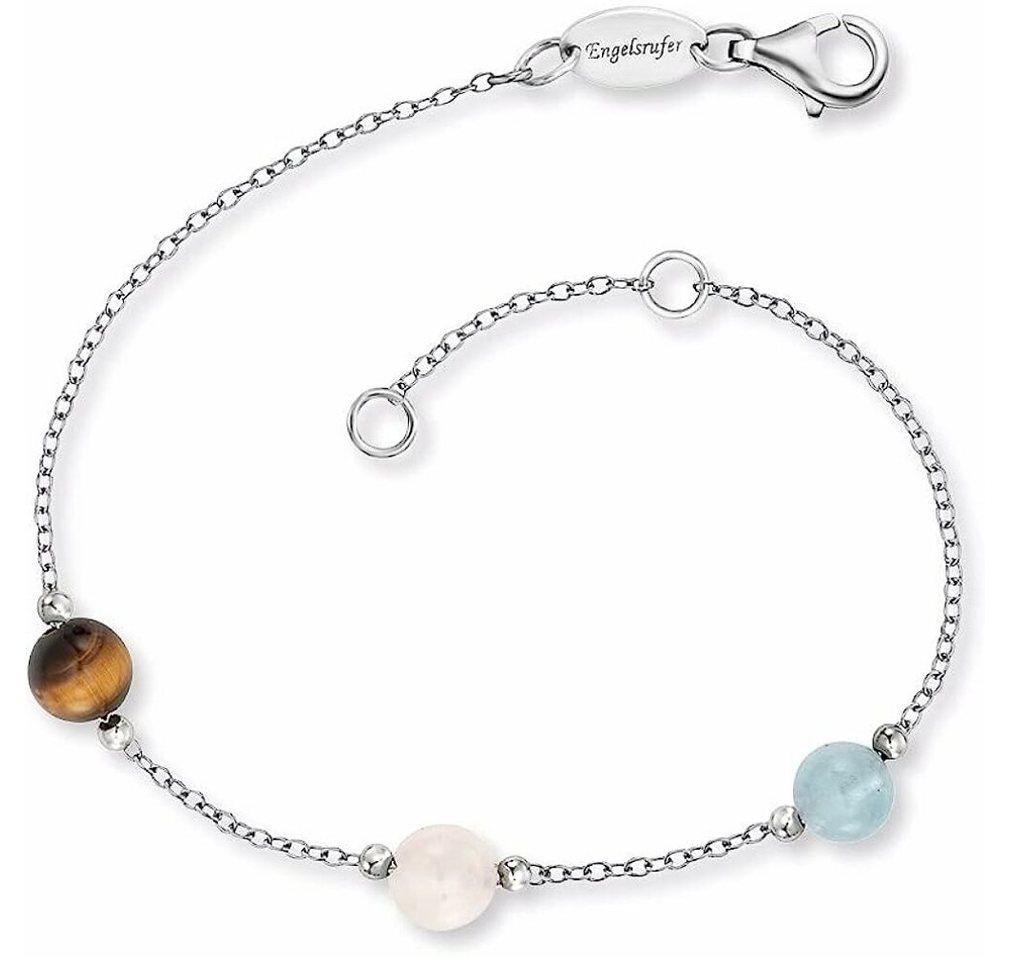 Engelsrufer Kette mit Einhänger Silver bracelet with semi-precious stones ERB-LILGEM-3ST1 von Engelsrufer