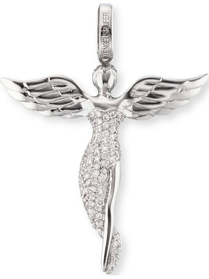 Engelsrufer Kettenanhänger Engelsrufer Damen-Anhänger 925er Silber Zirkonia von Engelsrufer