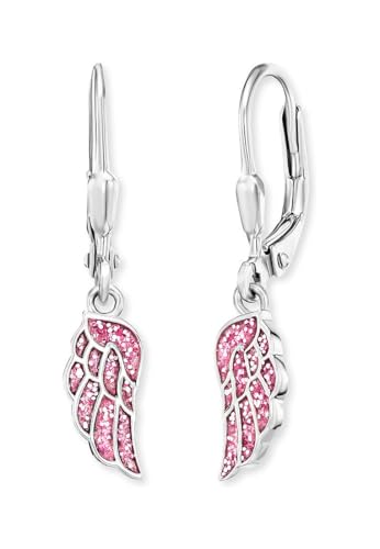 Engelsrufer Mädchen-Ohrhänger Edelstahl, Emaille One Size 89213180 von Engelsrufer