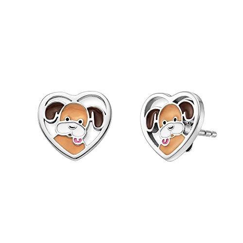 Herzengel Mädchen Kinder Ohrstecker Ohrringe aus Sterling Silber und Emaille - Steckverschluss - nickelfrei von Engelsrufer