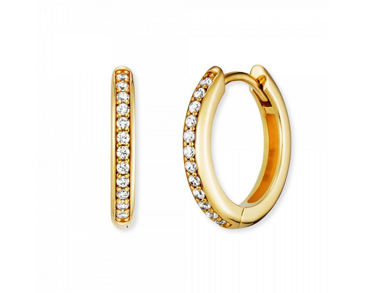 Engelsrufer Ohrring-Set Engelsrufer Creolen ERE-LOLA-ZI-G-CR-16 von Engelsrufer