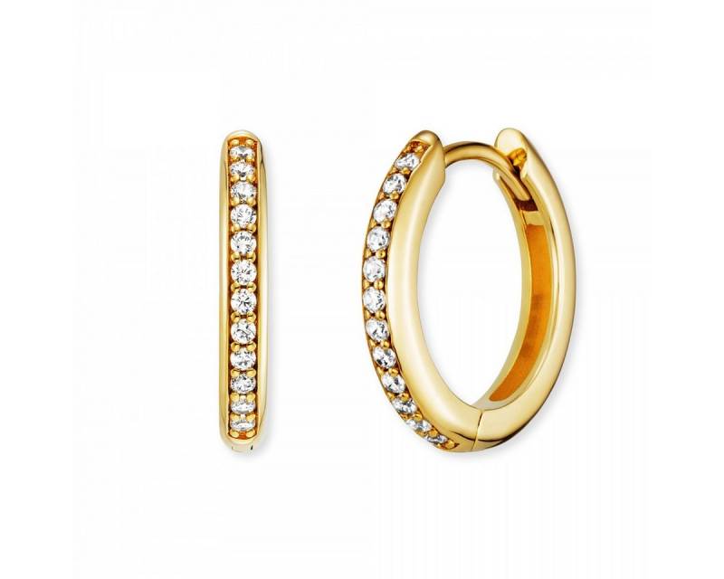 Engelsrufer Ohrring-Set Engelsrufer Creolen ERE-LOLA-ZI-G-CR-16 von Engelsrufer