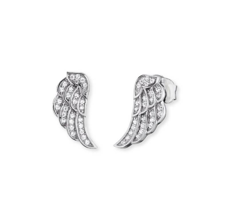 Engelsrufer Ohrring-Set Engelsrufer Ohrstecker Damen ERE-LILWING-ZI-ST Flügel Silber von Engelsrufer