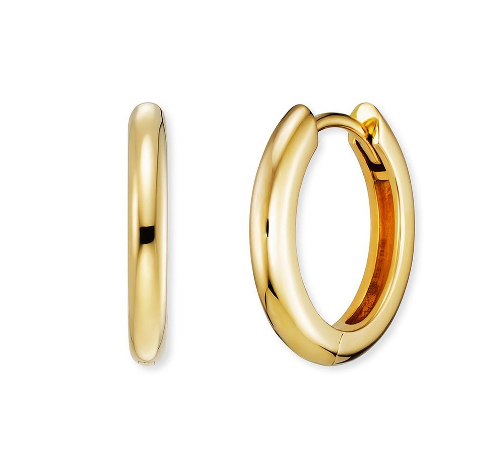 Engelsrufer Paar Creolen Engelsrufer Creolen ERE-LOLA-G-CR-16 Sterling Silber vergoldet (kein Set, 2-tlg., inkl. edelm Schmucketui) von Engelsrufer