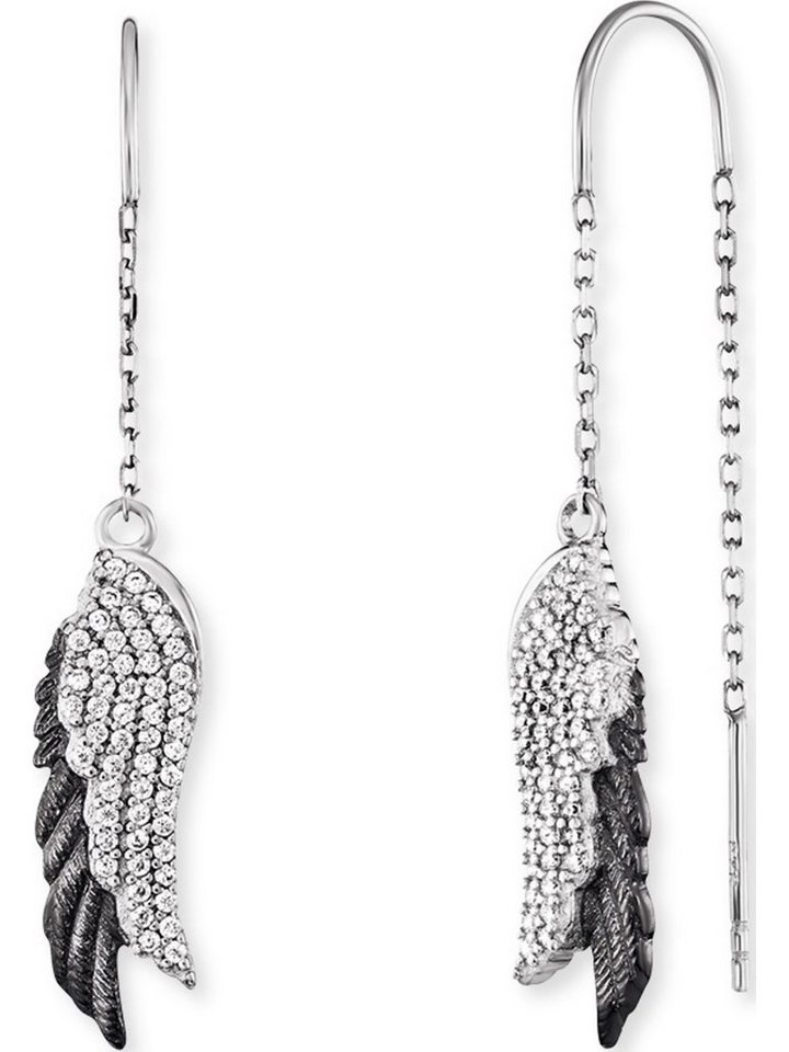 Engelsrufer Paar Ohrhänger Engelsrufer Damen-Ohrhänger 925er Silber Zirkonia von Engelsrufer