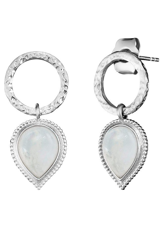 Engelsrufer Paar Ohrstecker Mondstein für Lebenskraft & Heiterkeit, mit Mondstein von Engelsrufer