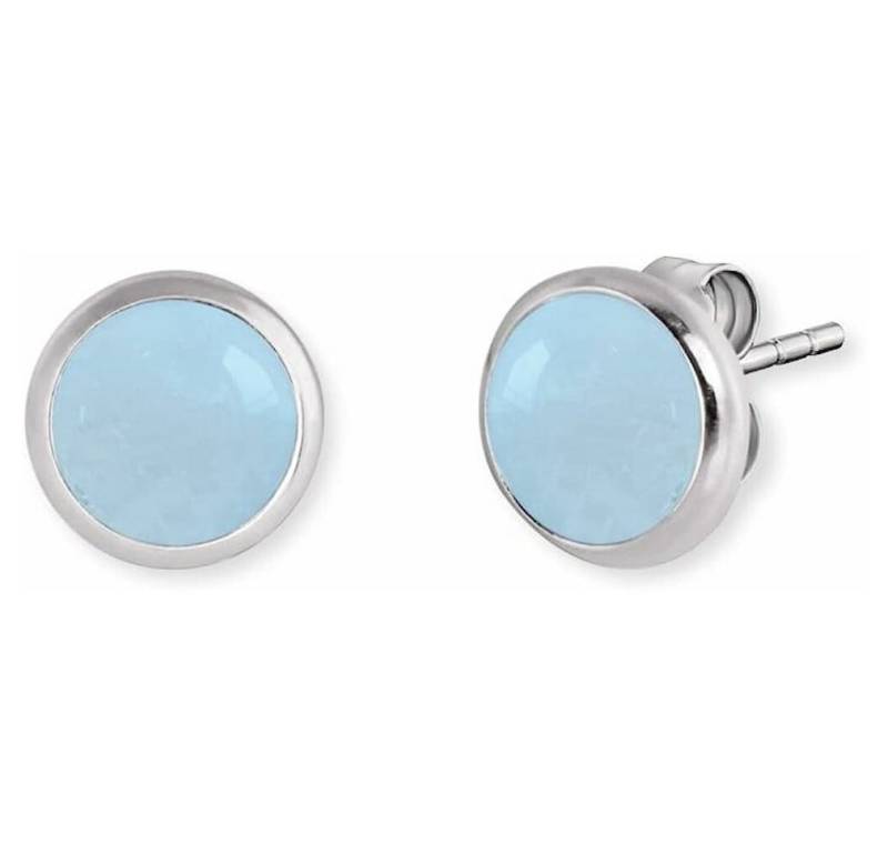 Engelsrufer Paar Ohrstecker Silver earrings with blue agate ERE-BA-ST von Engelsrufer