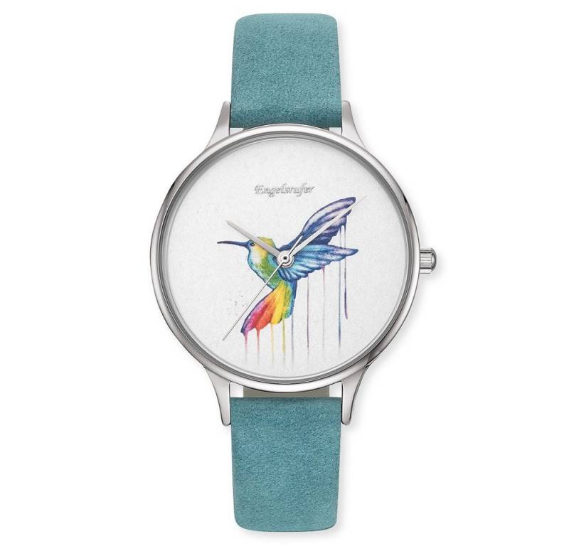 Engelsrufer Quarzuhr Engelsrufer Damen Uhr ERWA-COLIBRI-NTQ1-MS Leder Quarz, (1-tlg) von Engelsrufer