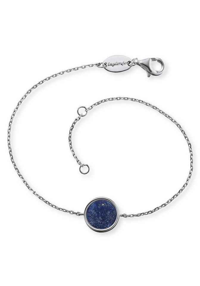 Engelsrufer Silberarmband POWERFUL STONE LAPISLAZULI, ERB-LILGEM-LP, mit Zirkonia (synth) von Engelsrufer