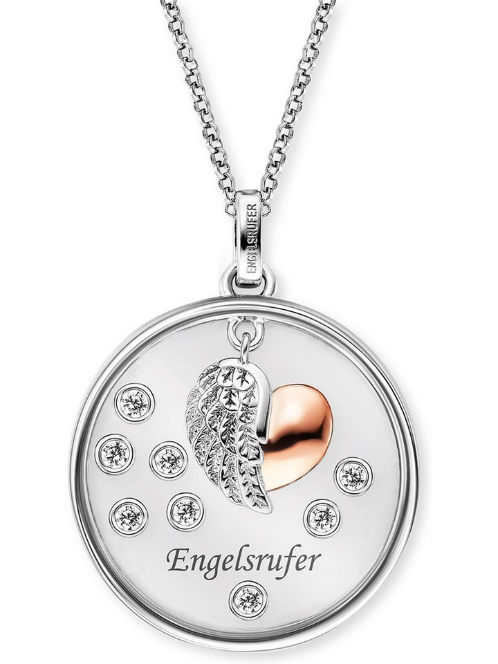 Engelsrufer Silberkette Engelsrufer Damen-Kette 925er Silber 8 Zirkonia von Engelsrufer