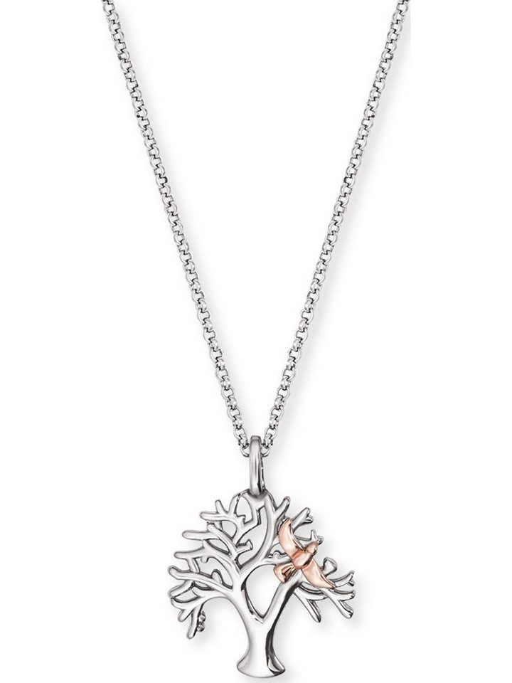 Engelsrufer Silberkette Engelsrufer Damen-Kette 925er Silber Lebensbaum von Engelsrufer