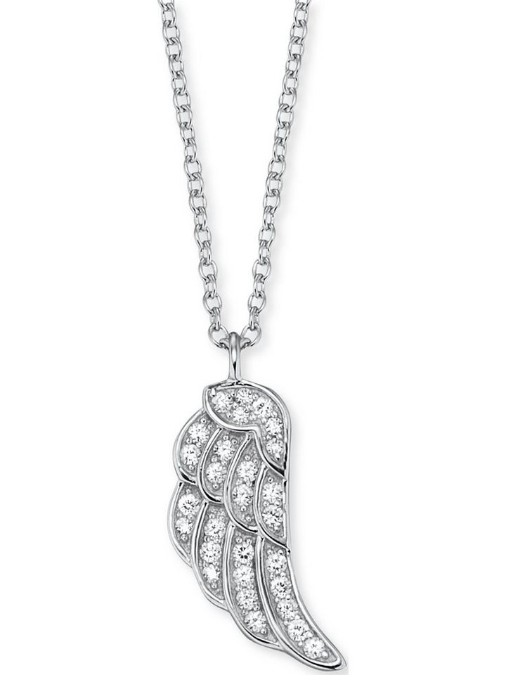 Engelsrufer Silberkette Engelsrufer Damen-Kette 925er Silber Zirkonia von Engelsrufer