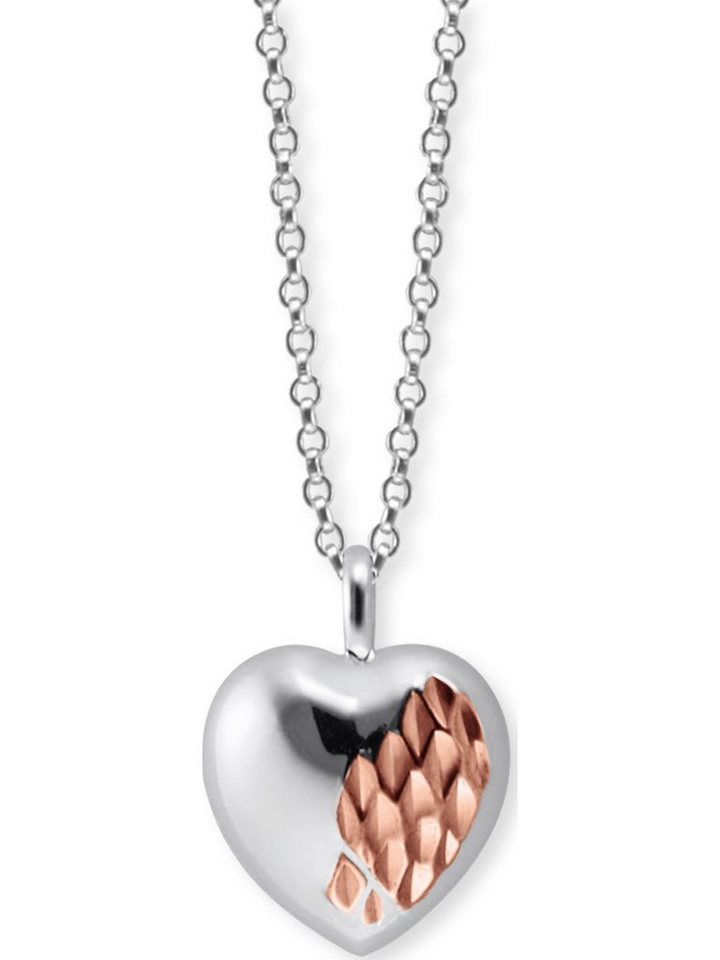 Engelsrufer Silberkette Engelsrufer Damen-Kette 925er Silber Herz von Engelsrufer