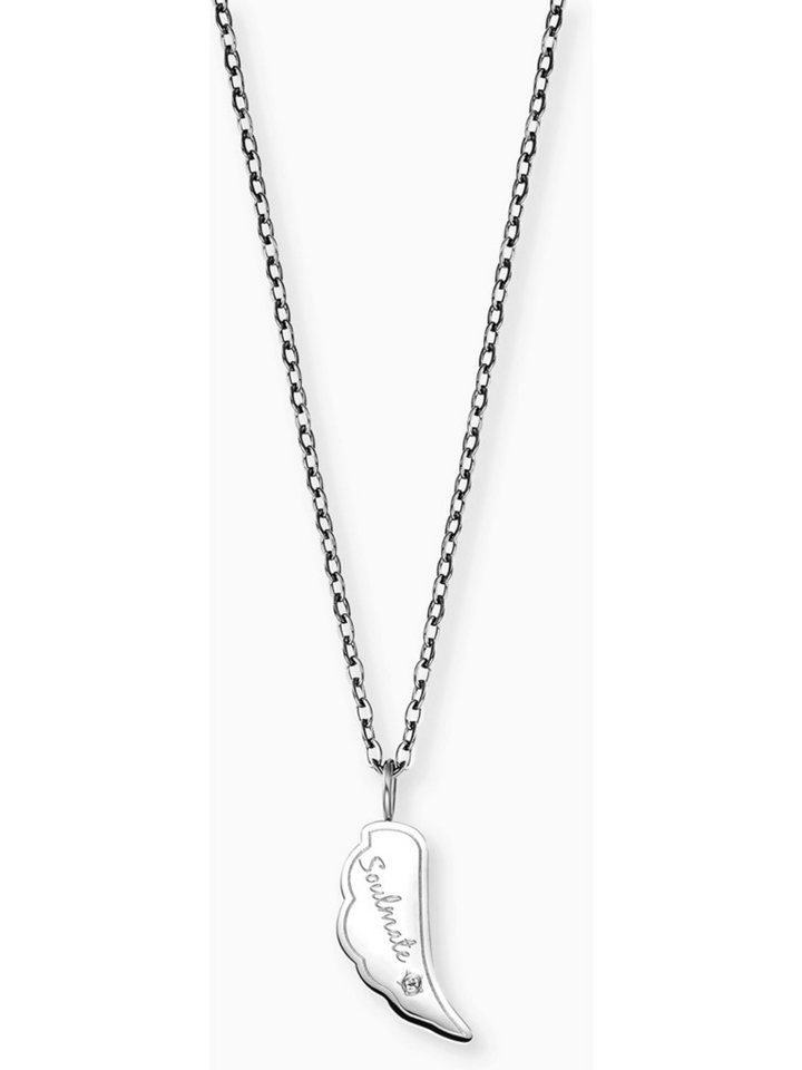 Engelsrufer Silberkette Engelsrufer Damen-Kette Edelstahl 1 Zirkonia von Engelsrufer