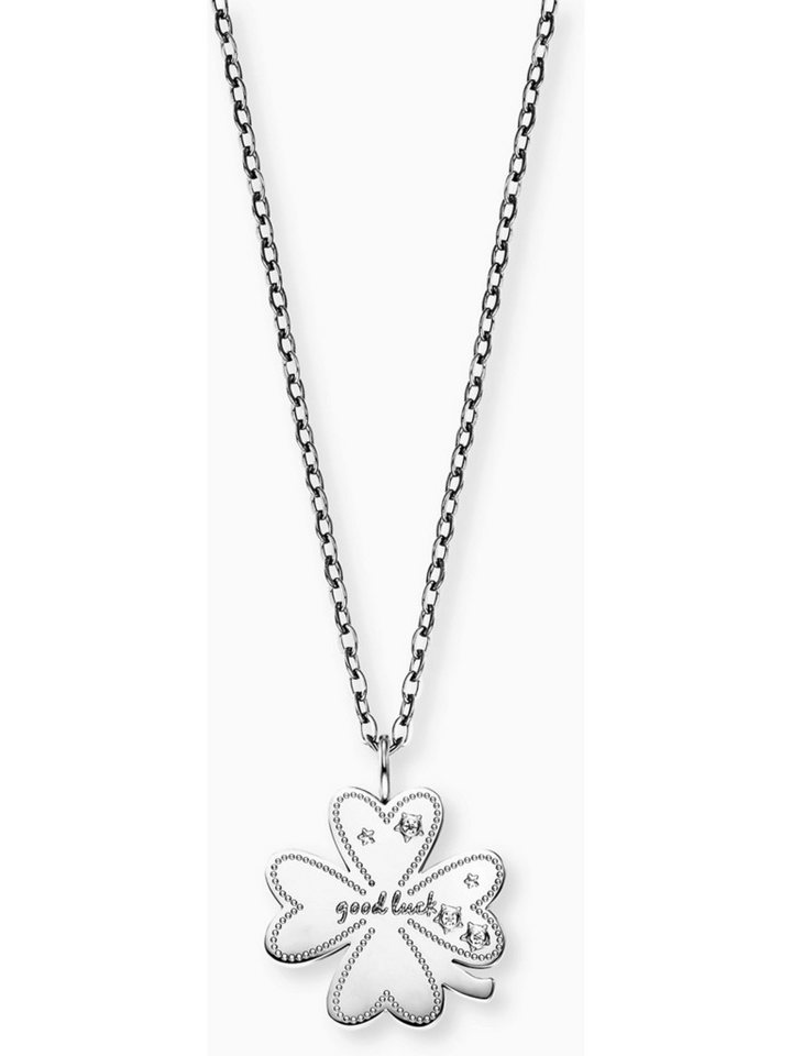 Engelsrufer Silberkette Engelsrufer Damen-Kette Edelstahl 3 Zirkonia von Engelsrufer