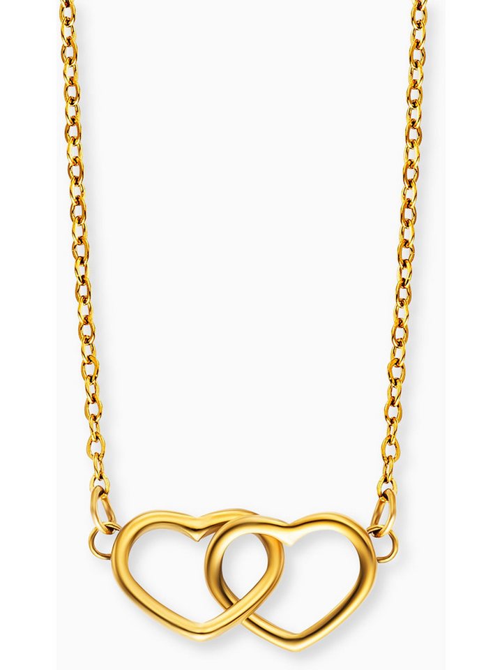 Engelsrufer Silberkette Engelsrufer Damen-Kette Edelstahl Herz von Engelsrufer