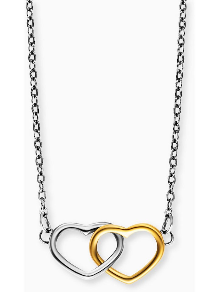 Engelsrufer Silberkette Engelsrufer Damen-Kette Edelstahl Herz von Engelsrufer