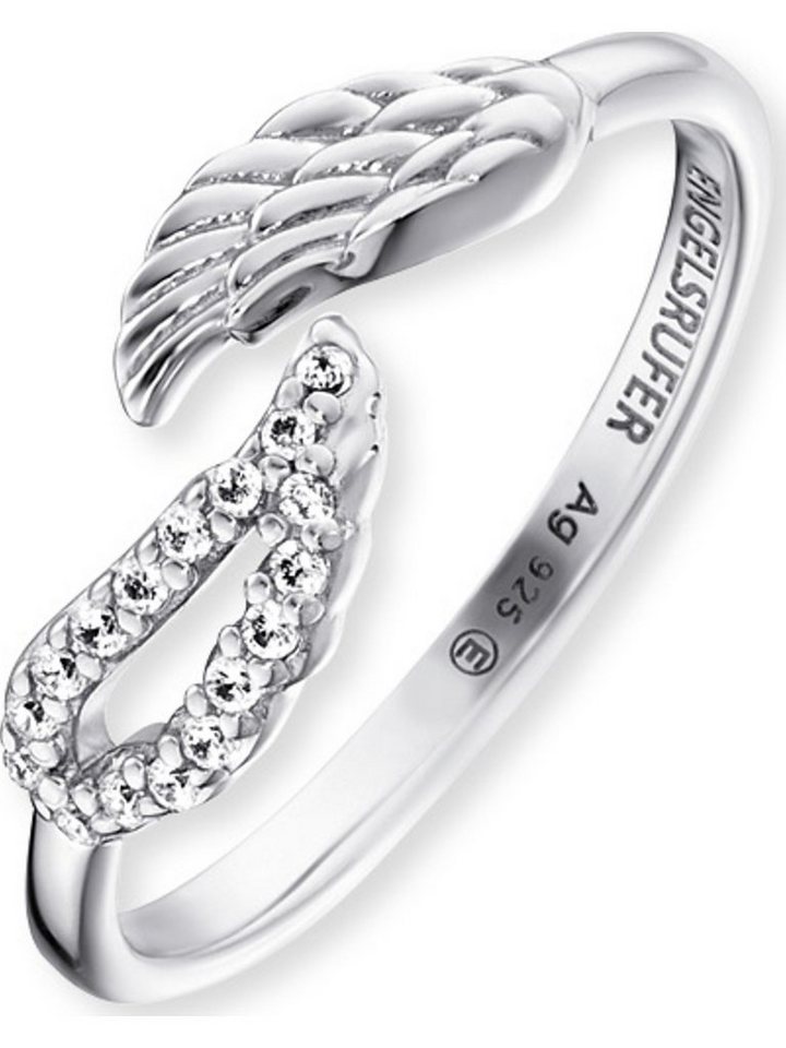 Engelsrufer Silberring Engelsrufer Damen-Damenring 925er Silber Flügel von Engelsrufer