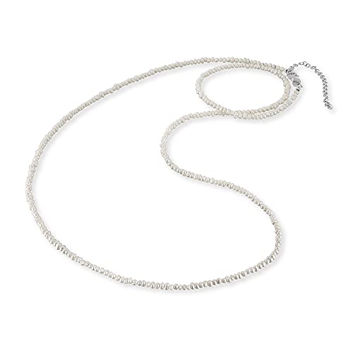 Engelsrufer Damen Anker Halskette aus Sterling Silber mit Süßwasserperlen - Karabinerverschluss - längenverstellbar - nickelfrei - Länge: 60-70 cm von Engelsrufer