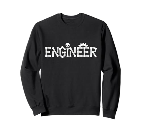 Halloween Ingenieur Skelett Engineering Herren Damen Sweatshirt von Engineer Halloween Costume