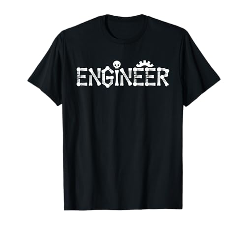 Halloween Ingenieur Skelett Engineering Herren Damen T-Shirt von Engineer Halloween Costume