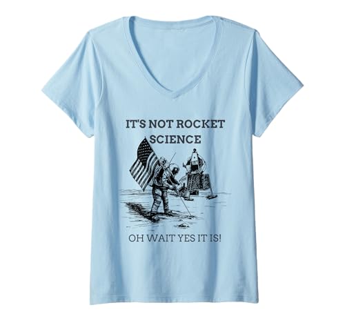 Damen Es ist kein Hexenwerk (Oh warte, ja, das ist es) T-Shirt mit V-Ausschnitt von Engineering Outfitters
