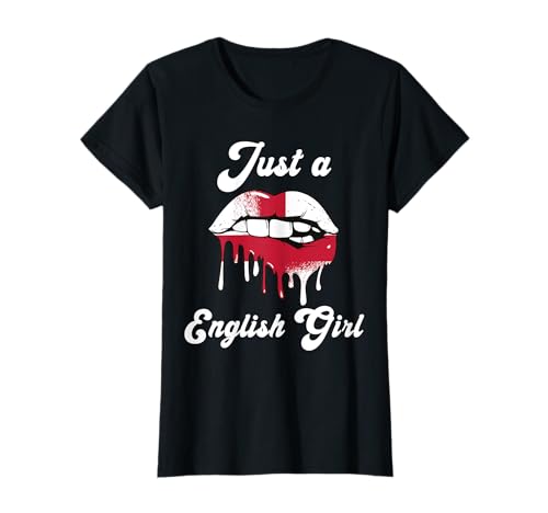 Just A English Girl Lips England Flagge Wurzeln Großbritannien T-Shirt Just A English Girl Lips England Flagge Wurzeln Großbritannien T-Shirt von England Flag UK English Roots Great Britain