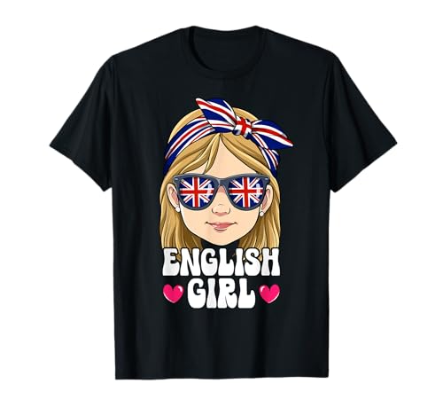 English Girl England T-Shirt von England Geschenke