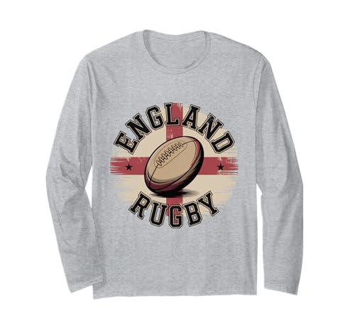 England Rugby Englische Flagge Rugby England Frauen The Red Roses Langarmshirt von England Rugby New Tees